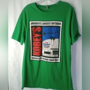 *San Diego Kobey's Largest Vintage Market Green Sports Arena T-shirt
